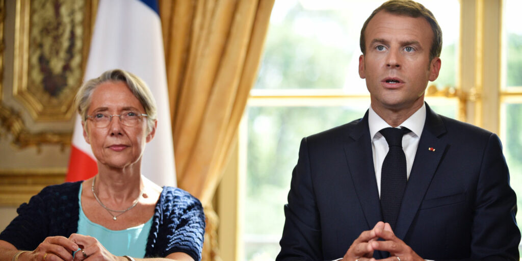 Emmanuel Macron et Elisabeth Borne