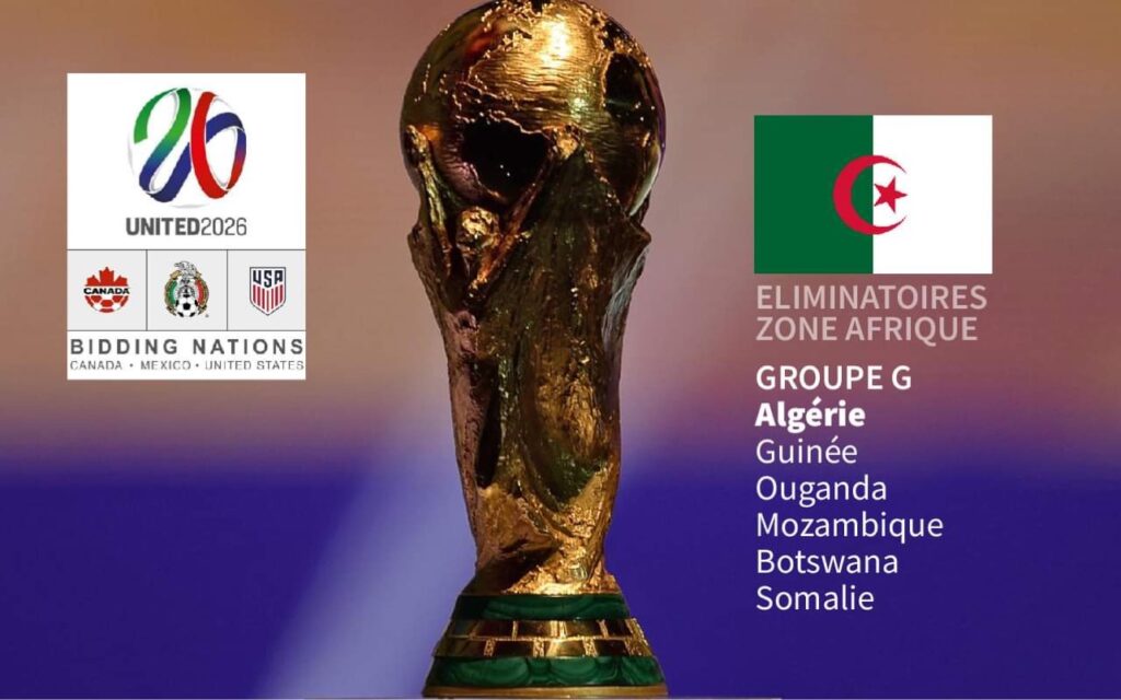 Coupe du monde 2026 : Tirage au sort des groupes de qualification pour la zone Afrique - Groupe de l'Algérie.