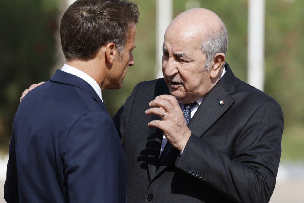 Emmanuel Macron et Abdelmadjid Tebboune