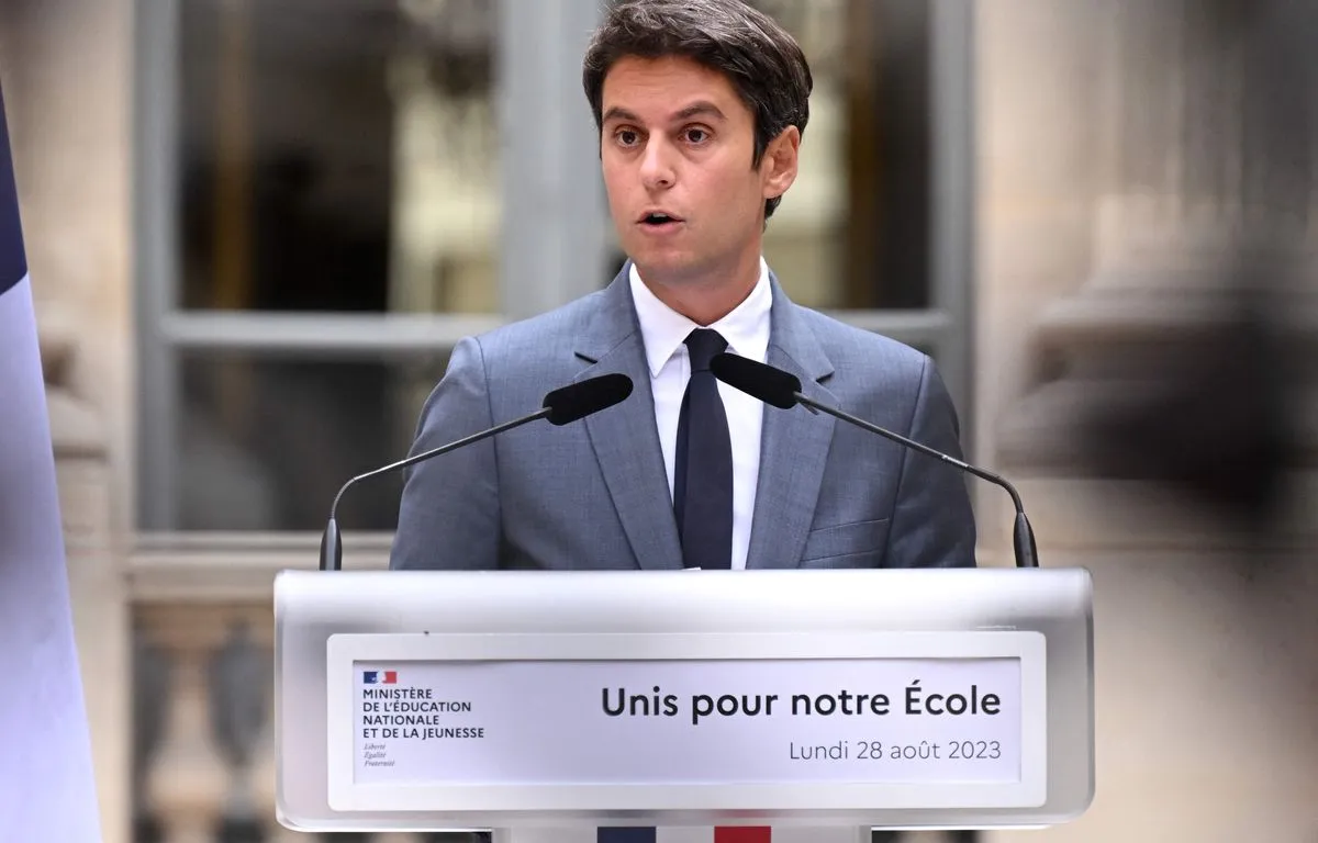 Gabriel Attal - Conférence de presse rentrée 2023