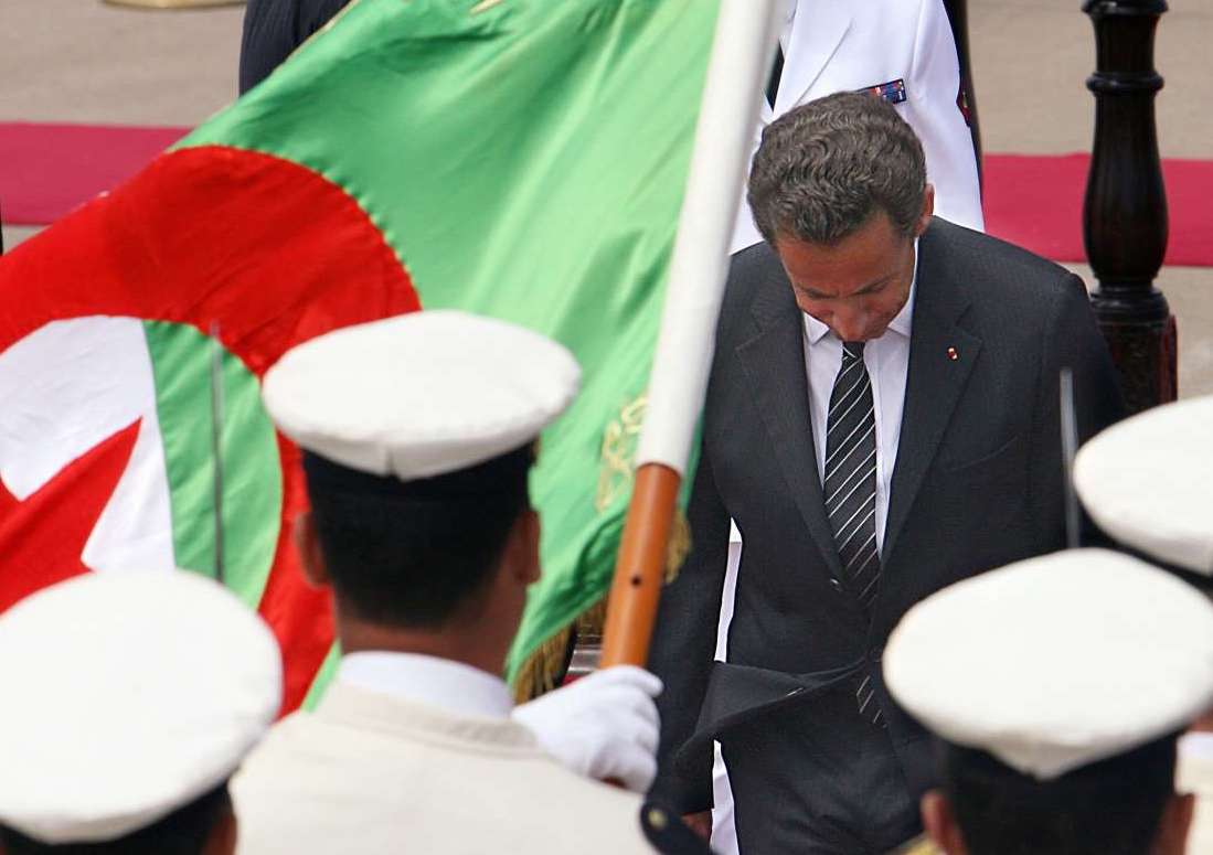 Nicolas Sarkozy en Algérie