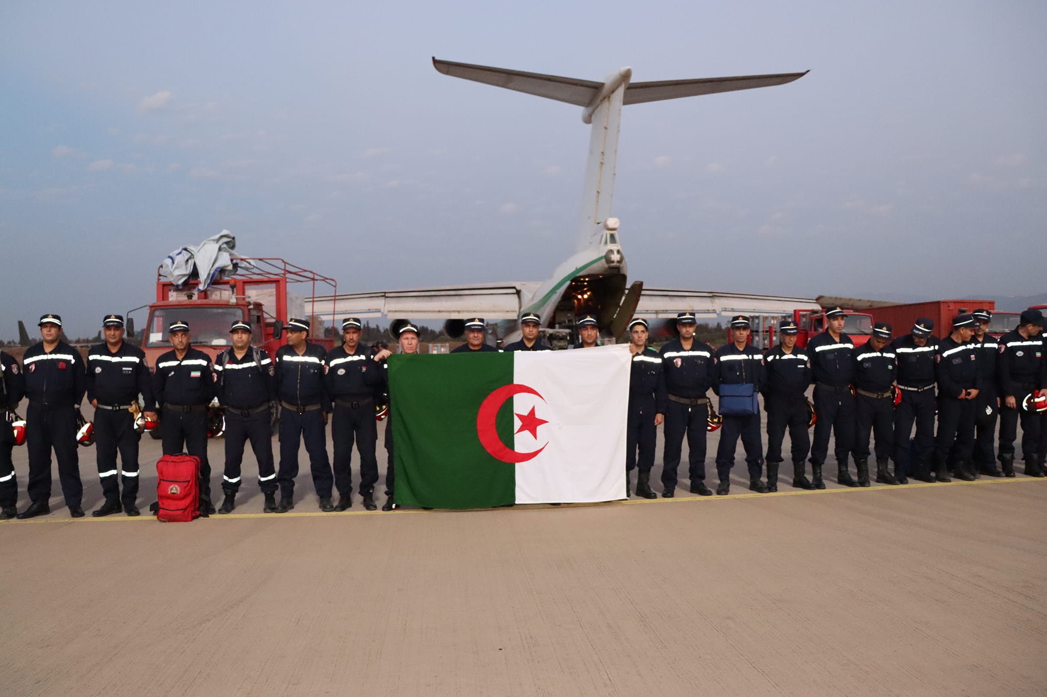 Protection civile algérienne au Maroc