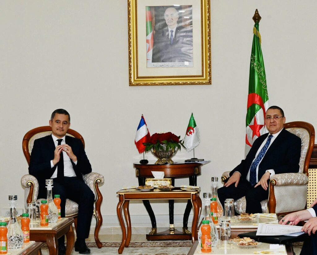 Gérald Darmanin avec Brahim Merad