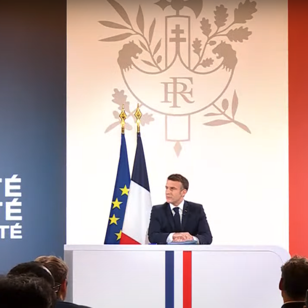Conférence de presse d'Emmanuel Macron janvier 2024.