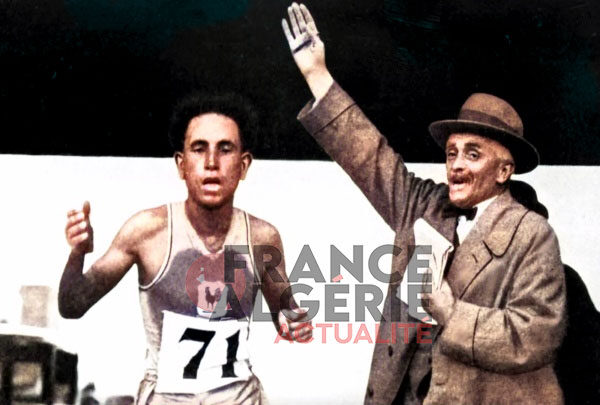 Ahmed El Ouafi Boughéra, premier athlète d’origine algérienne sacré champion olympique et seul médaillé d’or français aux JO d’Amsterdam de 1928 (©D.R.).