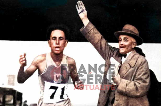 Ahmed El Ouafi Boughéra, premier athlète d’origine algérienne sacré champion olympique et seul médaillé d’or français aux JO d’Amsterdam de 1928 (©D.R.).