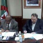 Coordinateurs de la commission mixte algéro-française des historiens, du côté algérien Mohamed Lahcen Zeghidi et du côté français Benjamin Stora